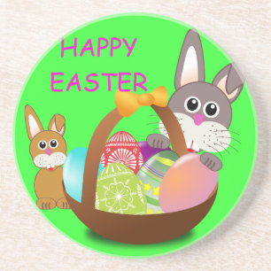 FROHE OSTERN GETRÄNKEUNTERSETZER