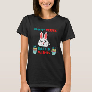Frohe Ostern Häschen Küsse und Wünsche T-Shirt