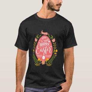 Frohe Ostern Hase Ei Suchen Sonntag Frühling Chris T-Shirt