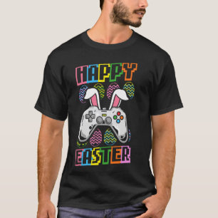 FROHE Ostern Hase Gamer T-Shirt