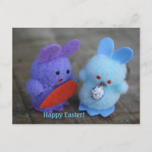 Frohe Ostern Hasen Postkarte