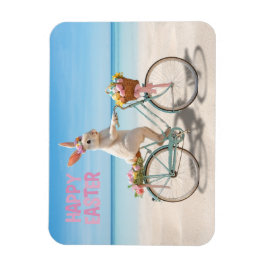 Frohe Ostern Hilton Head Island Fahrrad am Strand Magnet