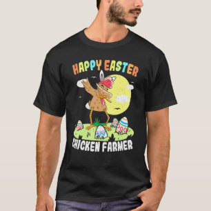 Frohe Ostern Hühnerbauer Ostertag Dabbing Ei T-Shirt