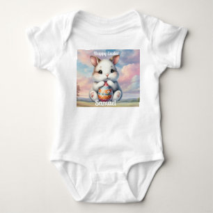 Frohe Ostern Junge Baby Strampler