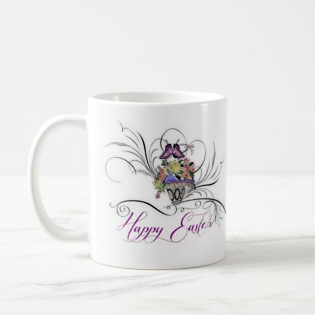 Frohe Ostern Kaffeetasse (Links)