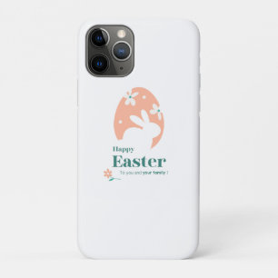 Frohe Ostern – Kaninchen & Ei Florales Design Case-Mate iPhone Hülle