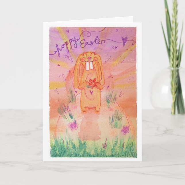Frohe Ostern! Karte (Vorderseite)
