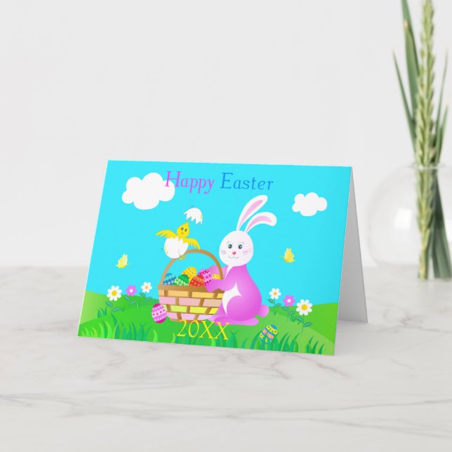 Frohe Ostern Karte (Vorderseite)