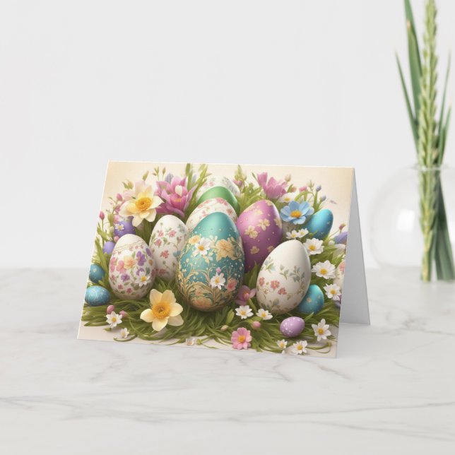 Frohe Ostern  Karte (Vorderseite)