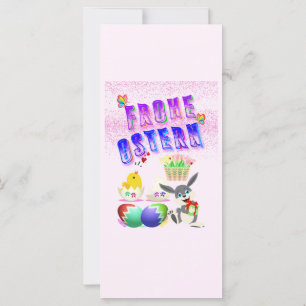 Frohe Ostern Karte