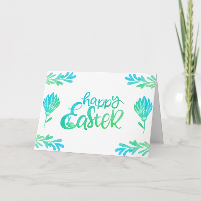 Frohe Ostern Karte (Vorderseite)