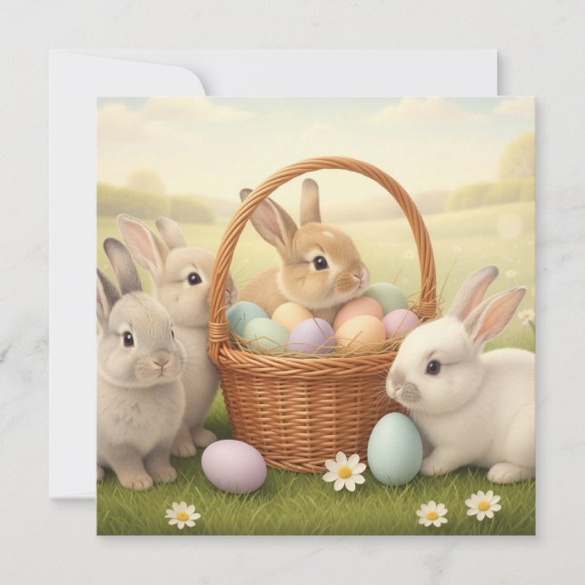 Frohe Ostern Karte (Vorderseite)