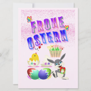 Frohe Ostern Karte