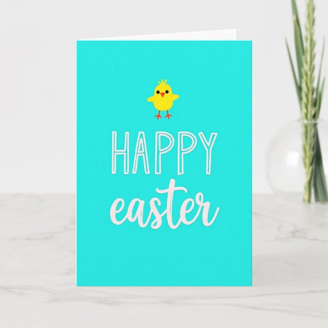 Frohe Ostern Karte (Vorderseite)