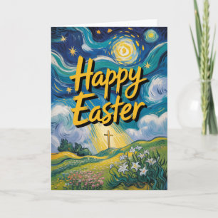 Frohe Ostern Karte Christliche religiöse Großmen