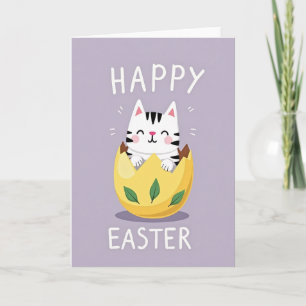 Frohe Ostern Katzenkarte Karte