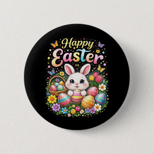 Frohe Ostern kleiner Hase Button