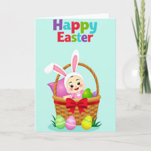 Frohe Ostern Kleines Grußkarte Karte