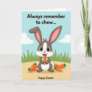 Frohe Ostern Knabberkarte Karte