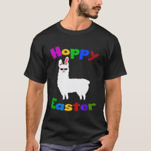 Frohe Ostern Lama Hase T-Shirt