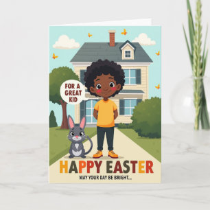 Frohe Ostern Leuchtende Tageskarte Karte