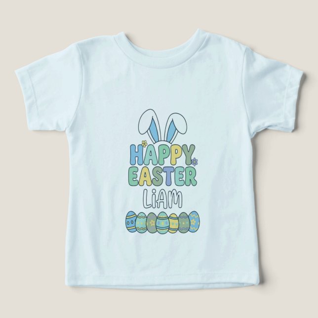 Frohe Ostern Liam Kinder T-Shirt (Design Vorderseite)