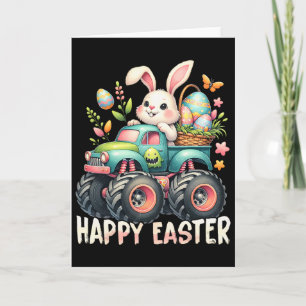 Frohe Ostern Lustige Baustellenfahrzeuge Kinder Ha Karte