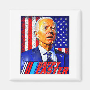 Frohe Ostern Lustiger Joe Biden 4. Juli Männer Fra Magnet