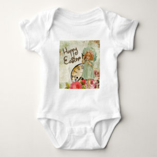 frohe ostern Mädchen Baby Strampler