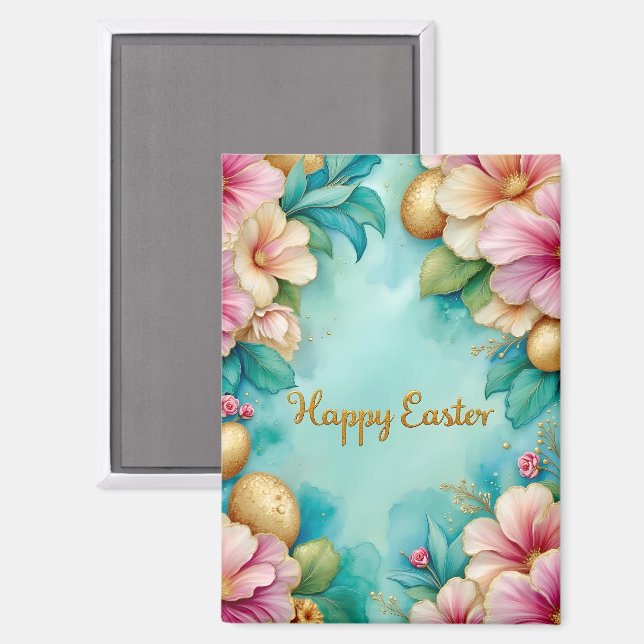 ~ FROHE OSTERN ~ Magnet (Vorderseite/Rückseite)