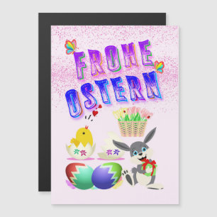 Frohe Ostern Magneteinladung