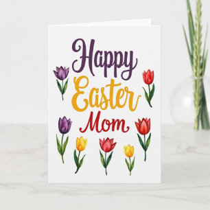 Frohe Ostern Mama Blumenkarte Karte
