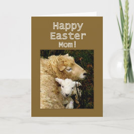 Frohe Ostern, Mama — Ewe und Lamm Feiertagskarte