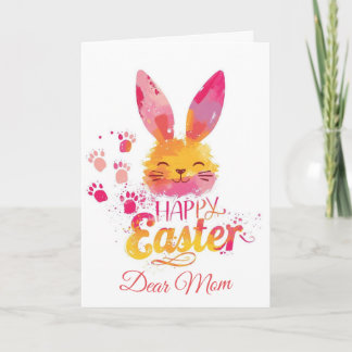 Frohe Ostern Mama, personalisierte lustige Ostern- Feiertagskarte