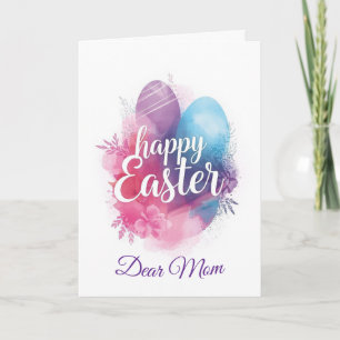 Frohe Ostern Mama, personalisierte Ostern lustiger Feiertagskarte