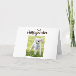 FROHE "OSTERN" MIT DEM LAMM FÜR DICH KARTE