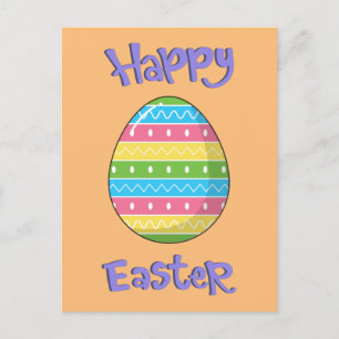 Frohe Ostern mit Ei Postkarte