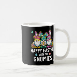 Frohe Ostern mit meinen Gnomen Mädchen Kinder Frau Kaffeetasse
