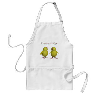 Frohe Ostern mit zwei Niedlichen Chicks Schürze