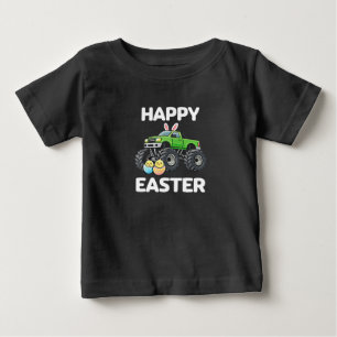 Frohe Ostern Monster Truck Kinder Feiertag Baby T-shirt