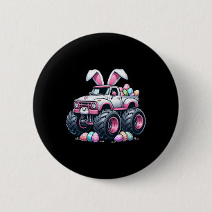 Frohe Ostern Monster Truck Osterhase Monster Tr Button