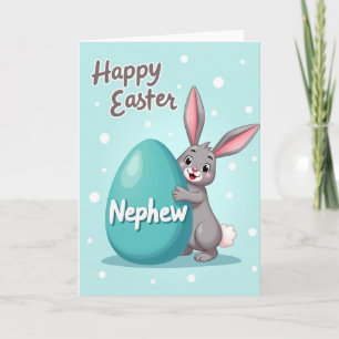 Frohe Ostern Neffe Süße Karte