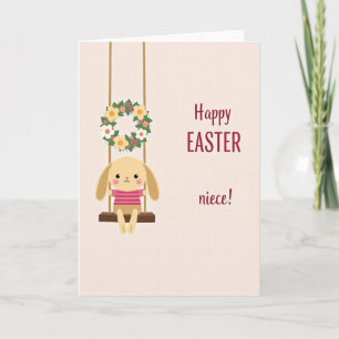Frohe Ostern Nichte Süße Karte