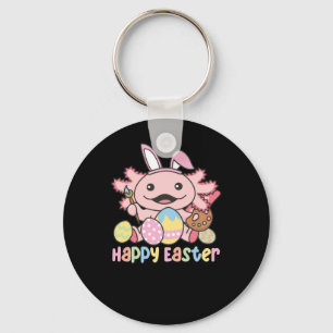 Frohe Ostern Niedlich Axolotl Ostern mit Ostereier Schlüsselanhänger
