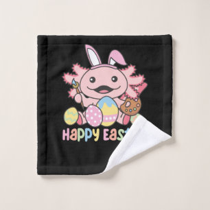 Frohe Ostern Niedlich Axolotl Ostern mit Ostereier Waschlappen