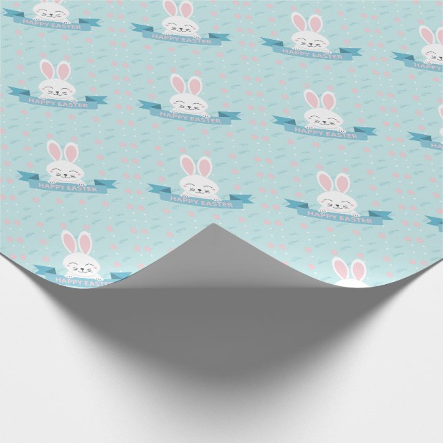 Frohe Ostern, OsterBunnies Umschlagpapier Geschenkpapier (Ecke)