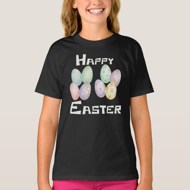 Frohe Ostern, Ostereier-Suche  T-Shirt (Vorderseite)