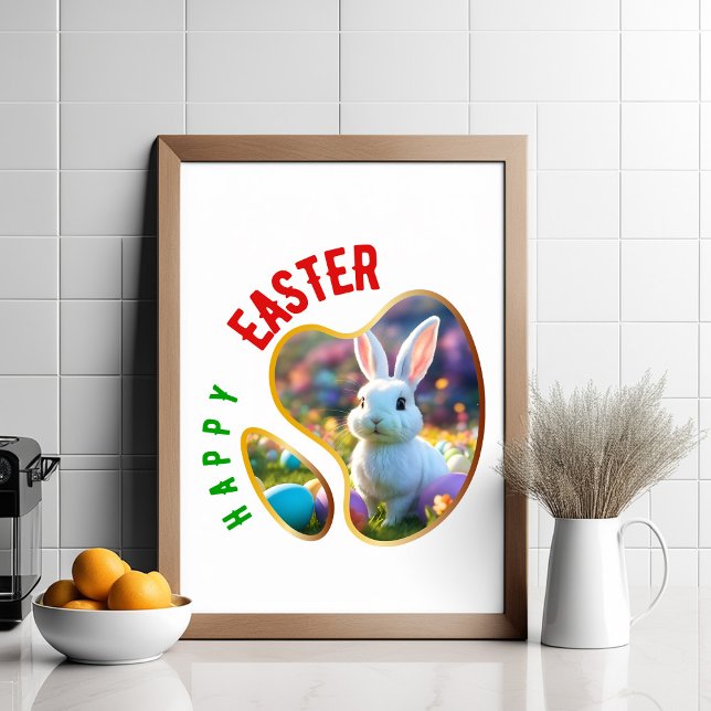 Frohe Ostern - Osterinsel Poster (Von Creator hochgeladen)