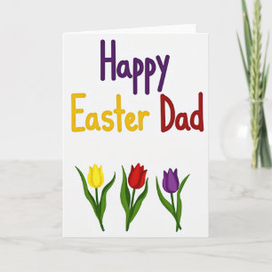 Frohe Ostern Papa Grußkarte Karte