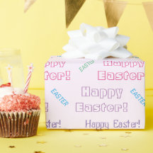 Frohe Ostern! Pastel Oaster Themed Typografie